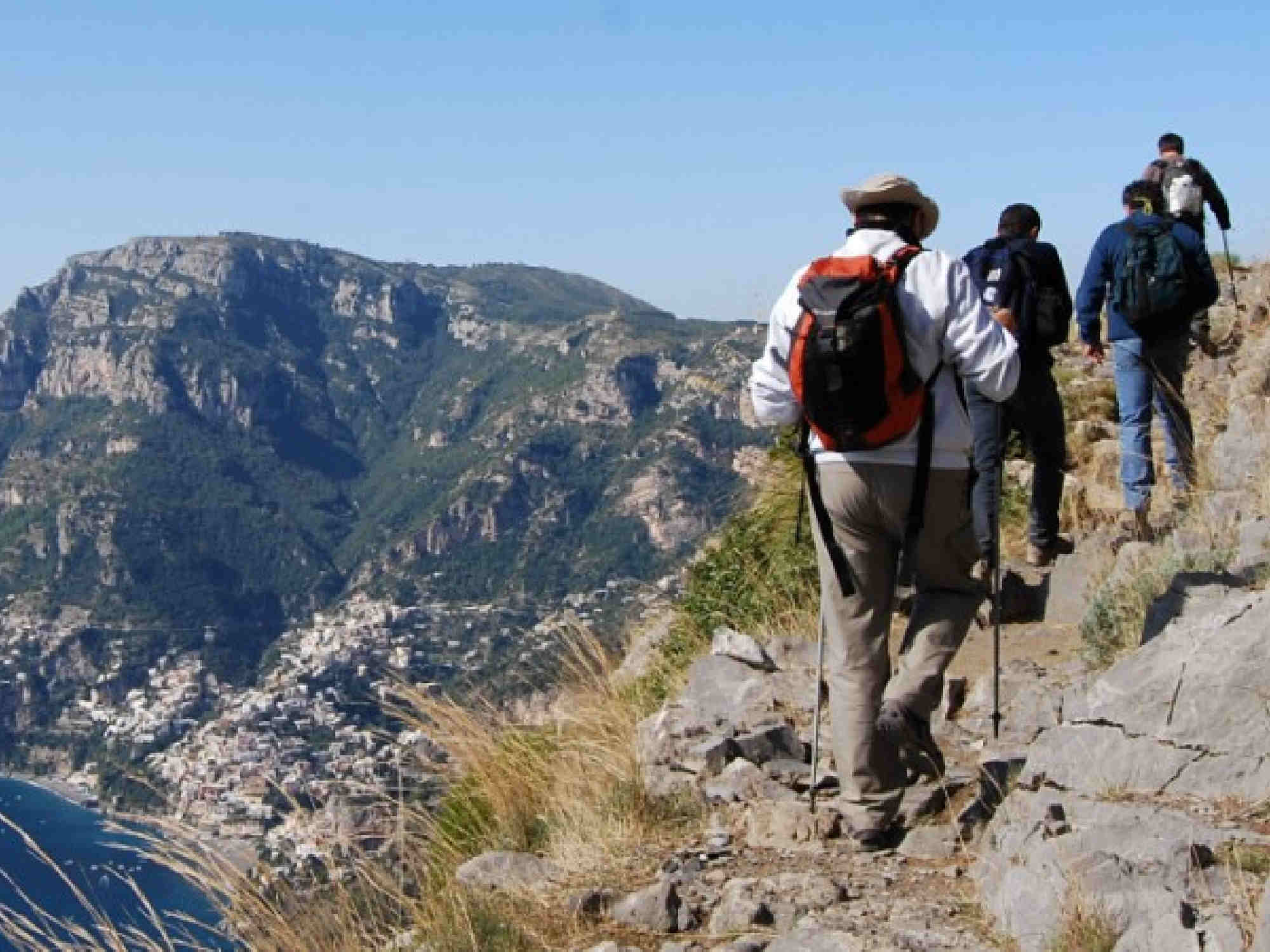 Trekking on the coast, the path of the gods